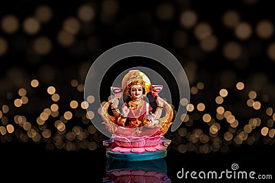 Indian Festival Diwali , Laxmi Pooja Stock Photo
