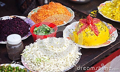 Indian festival food Stock Photo