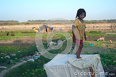 Indian girl Editorial Stock Photo