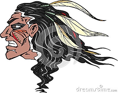 Indian Head Stock Photo