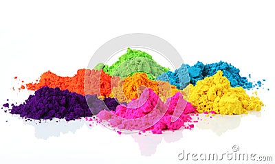 Indian Holi festival colours Stock Photo