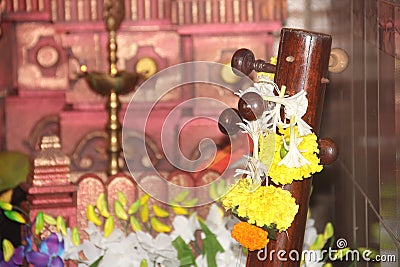 Indian instument Veena Stock Photo