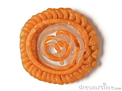 Indian jalebi sweet Stock Photo