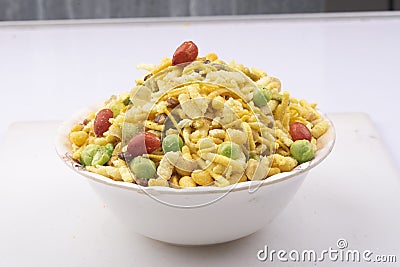 Indian khatta meetha namkeen mixture Stock Photo