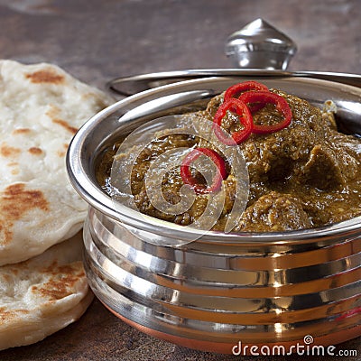 Indian Lamb Korma Stock Photo