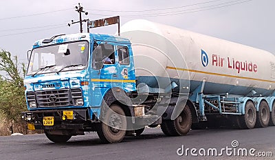 Indian local truck Editorial Stock Photo