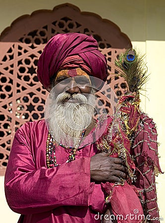 Indian man in Rajasthan Editorial Stock Photo