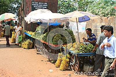 Indian market Editorial Stock Photo