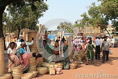 Indian market Editorial Stock Photo