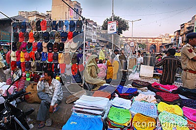 Indian Market Editorial Stock Photo