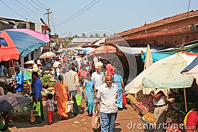 Indian market Editorial Stock Photo