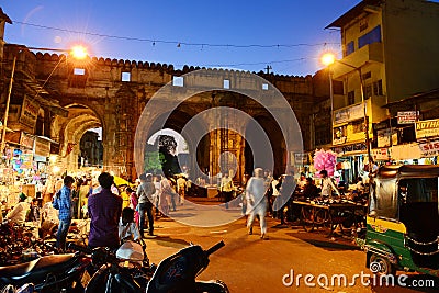 Indian Market Place Editorial Stock Photo