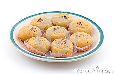 Indian Most Popular Sweet Food Variety of Peda Stock Photo