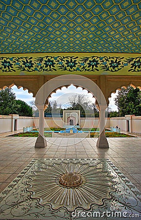 Indian Mughal Garden Stock Photo