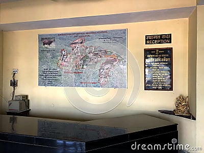 indian museum reception at Madhya Pradesh in India Editorial Stock Photo
