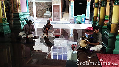 Indian musician playing musical instruments Editorial Stock Photo