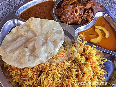 Indian Muslim Food Stock Photo