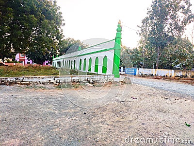 Indian muslims special place for prayer eid-gah Editorial Stock Photo