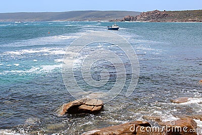 Indian Ocean at Canal Rocks West Australia Stock Photo