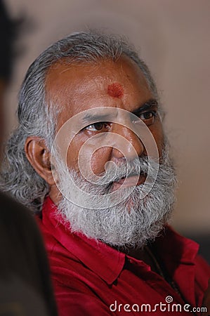 Indian Old man in getup Editorial Stock Photo