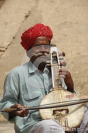 Indian Old man in getup Editorial Stock Photo