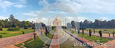 Indian palace Tajmahal world landmark Editorial Stock Photo