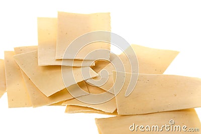 Indian Pappadam Crackers Stock Photo