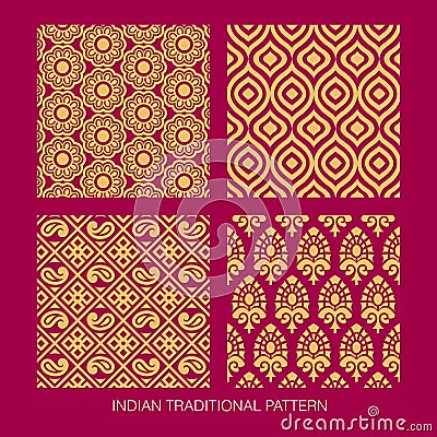 Indian pattern design Vector Illustration