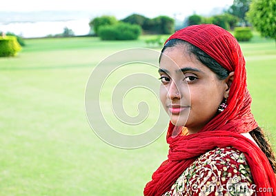 Indian punjabi girl Stock Photo