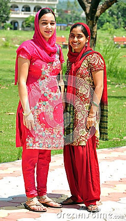 Indian punjabi girls Stock Photo