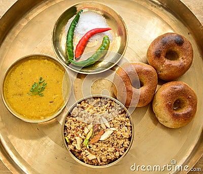 Indian Rajasthani food Stock Photo