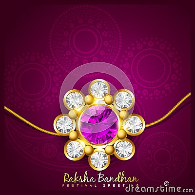 Indian rakshabandhan background Vector Illustration