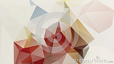 Indian red, saddle brown, maroon, tan rosy brown sienna colors triangle abstract horizontal vector background Vector Illustration