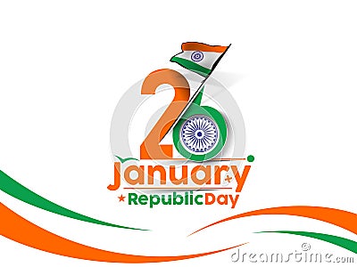 Indian Republic day Vector Illustration