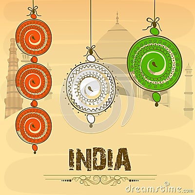 Indian Republic Day and Independence Day celebration. Stock Photo