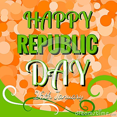 Indian Republic Day 26 January Concept Vector Illustration