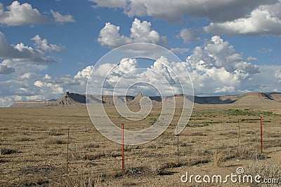 Indian reservation in Colorado Stock Photo