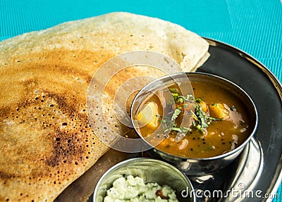 Indian restaurant and Indian specific food Stock Photo