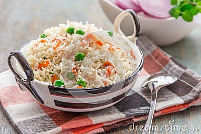 Indian Rice Dish Stock Photo