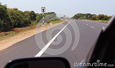 Indian road Stock Photo
