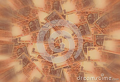 Indian Rupee Currency Stock Photo