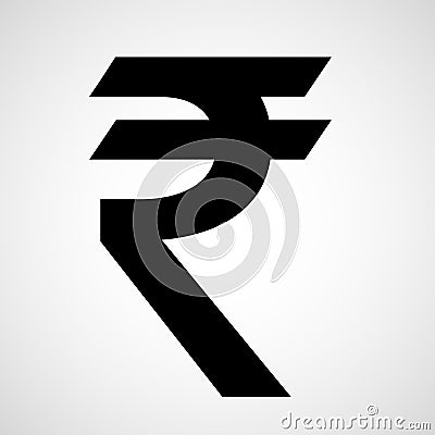 Indian rupee icon Vector Illustration