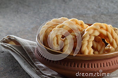 Indian snack - Murukku Stock Photo