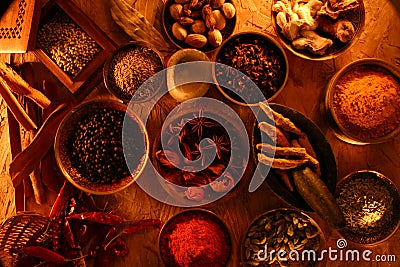 Indian spices Stock Photo