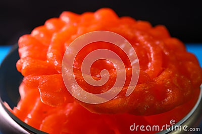 Indian Sweet Jangiri at photo shoot Stock Photo