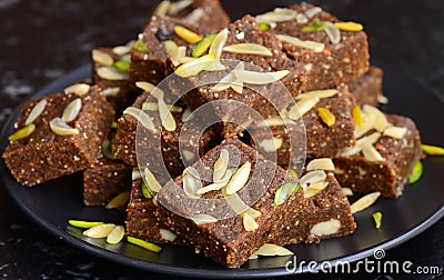 Indian Sweet - Khorak Mithai Stock Photo