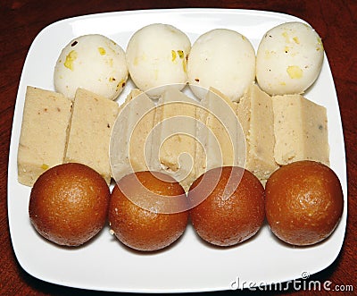 Indian sweets Stock Photo