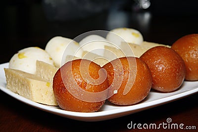 Indian sweets Stock Photo