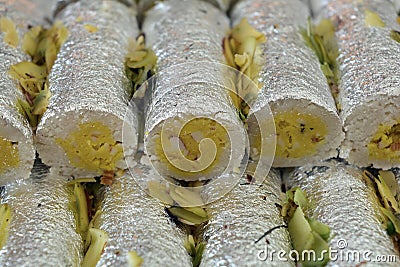 Indian Sweets barfi Stock Photo
