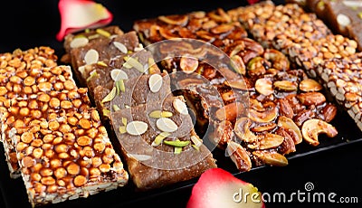 Indian Sweets - Mithai Stock Photo